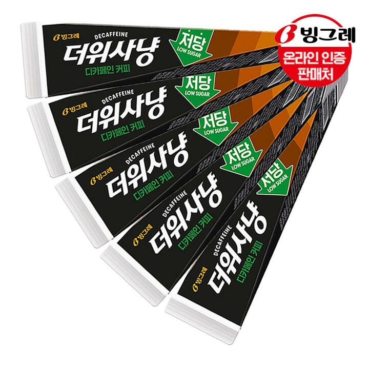 [G]빙그레 더위사냥 저당 디카페인 커피 24개 /아이스크림