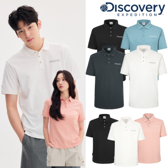 [25SS 정상가 89000원] 디스커버리 여름 반팔 카라 폴로 티셔츠 TS73/TS74 남 여 카라티 2종 택1