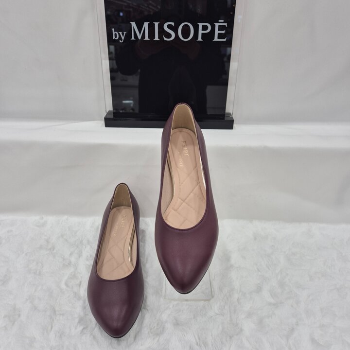 By미소페 여성 베이직 소프트 펌프스 112HH431DF004 WINE 2JJ