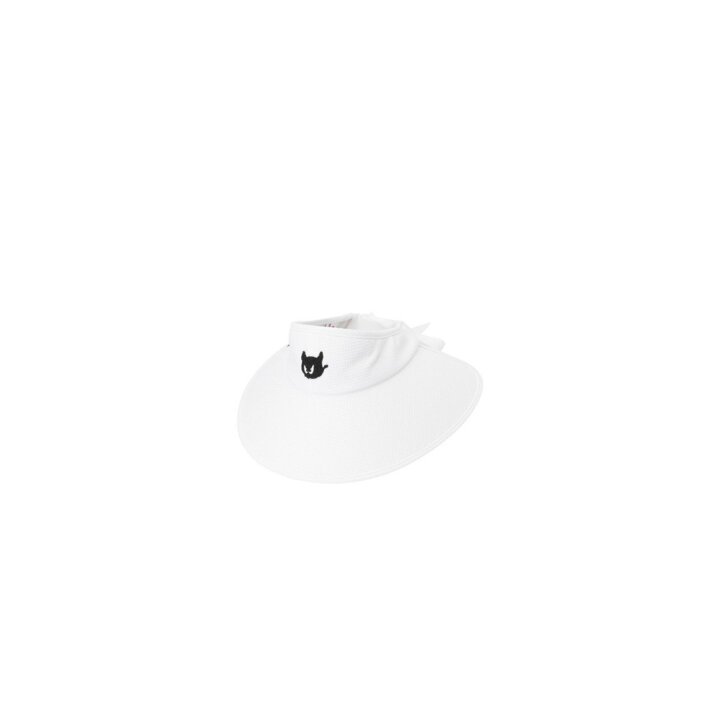 (신세계강남점)왁[WAAC]골프 (WGRCX26112WHX)여성 Ribbon Wide Visor 모자