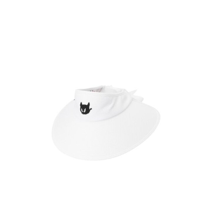 (신세계강남점)왁[WAAC]골프 (WGRCX26112WHX)여성 Ribbon Wide Visor 모자