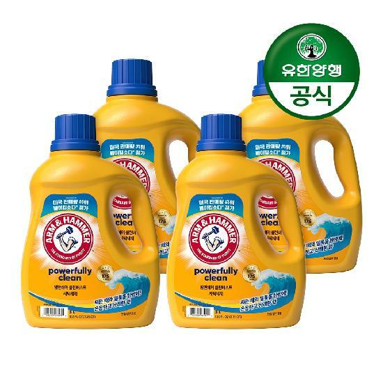[암앤해머]세탁세제 클린버스트(용기) 3L x 4개