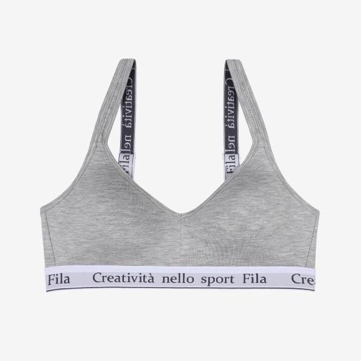 [휠라 언더웨어] 벨로 소프트 라이트멜란지 브라 세트 (FI4BAG1450FLML SKU)