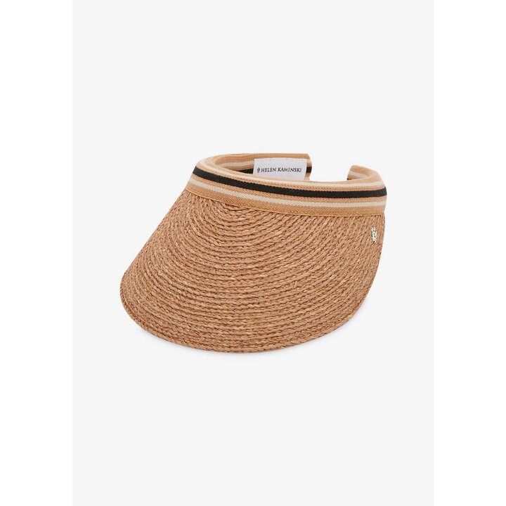 여성 비앙카 누가/블랙 스트라이프 썬캡 HAT50265 Nougat Black Stripe