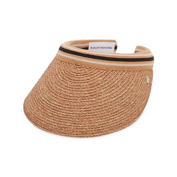 여성 비앙카 누가/블랙 스트라이프 썬캡 HAT50265 Nougat Black Stripe