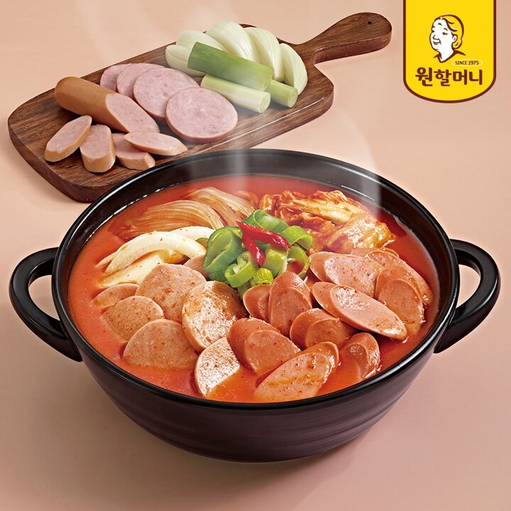 G[원할머니] 쫄깃한 햄 듬뿍 부대찌개 500g x 6팩