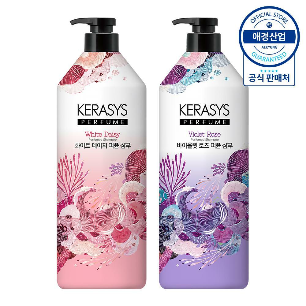 [애경] 케라시스 퍼퓸 샴푸/린스 1L x2개