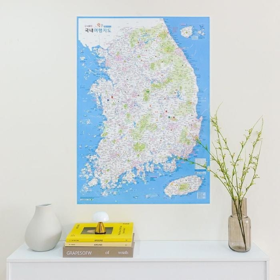 53248973-우리나라 여행지도 미으 - 대한민국 전국 한국 용품