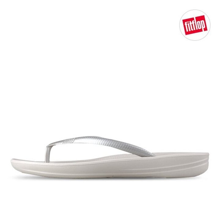 핏플랍 FITFLOP 아이쿠션 플립플랍 여성 쪼리 슬리퍼 샌들 실버 E54-011