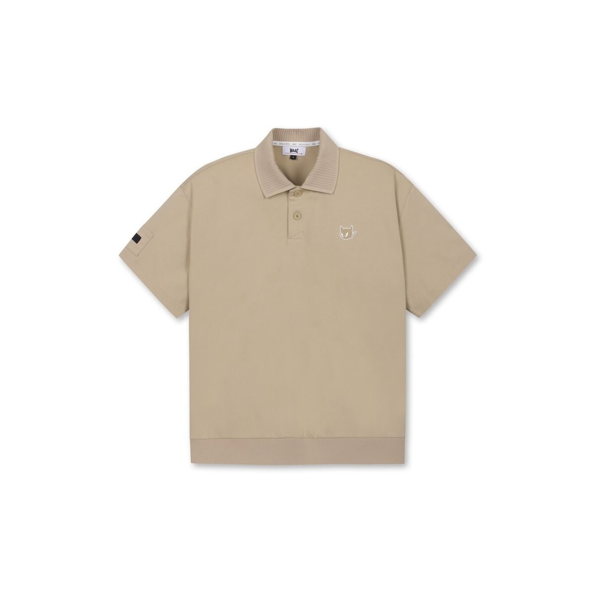 WAAC(왁골프)Men Oversized Basic SS Sweatshirt WMTCM25224BEX