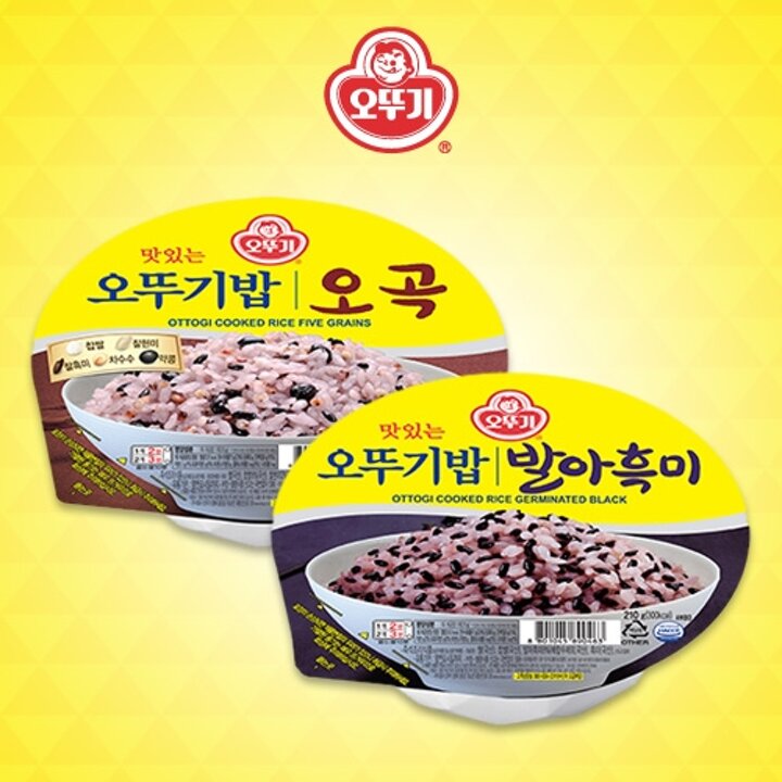 오뚜기밥 오곡 210g*6개+오뚜기밥 발아흑미 210g*6개