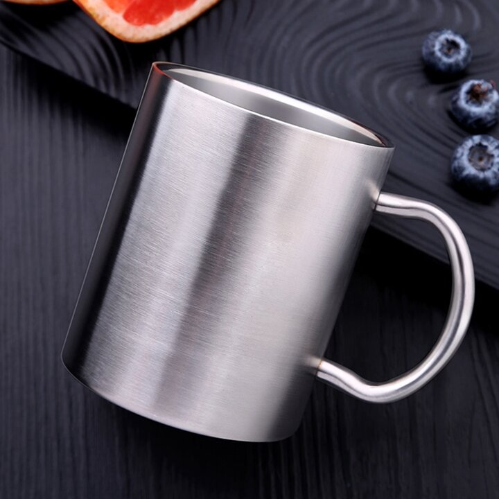 [엣모어][쿠킹스]뚜껑 이중스텐 물컵(286ml)