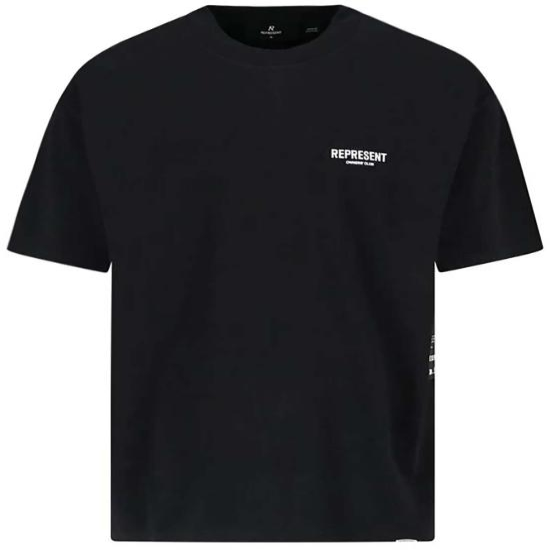 [해외배송] 26SS 리프레젠트 반팔 티셔츠 OCM41114 BLACK