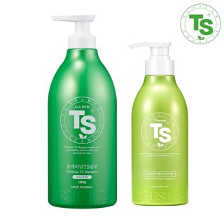 플래티넘TS샴푸 1000g 1개 + TS 프리미엄 트리트먼트 500ml 1개