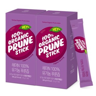 [대상웰라이프] 헤이N 100프로 유기농 푸룬즙 (20mlx14포), 2박스