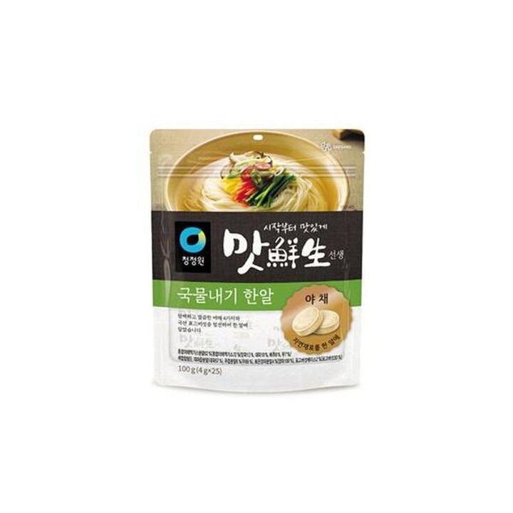(신세계의정부점)청정원 맛선생 국물내기 한알 (야채) 100g/1개