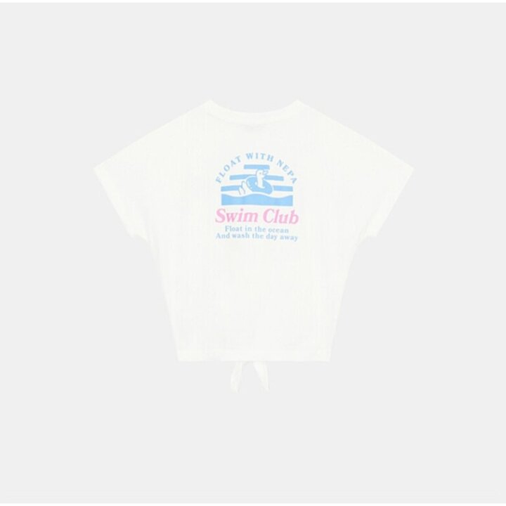 (신세계의정부점)25SS 밑단을 묶어서 연출가능한 썸머 비치 걸스 크롭 티셔츠 KL45303