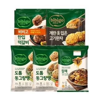 CJ제일제당 비비고 명절한상세트 (잡채644g+동그랑땡560g x2+한입떡갈비282g x2+계란고기완자480g)