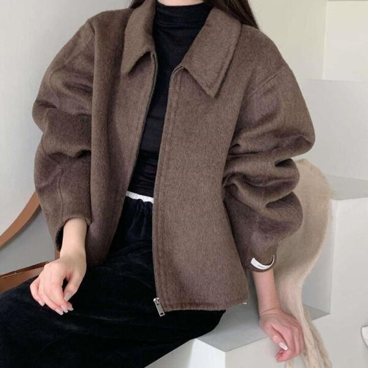 아트박스/신상오픈런 여성 클래식 꽈배기 두꺼운 후드 니트 가디건