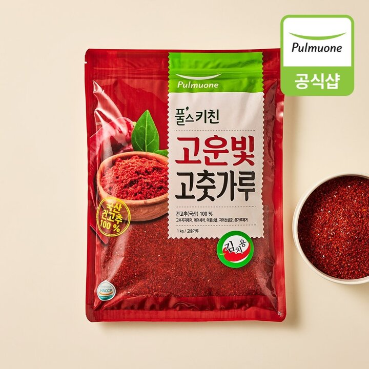 풀무원 고운빛 고춧가루 1kg (김치용)