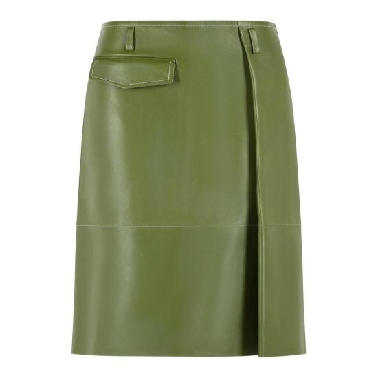 [해외배송] 26FW 마르니 미디 스커트 GOMX0845J0ULA76900V78 Green