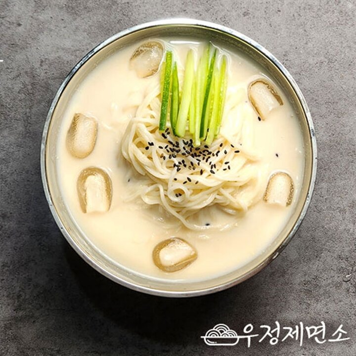 [G][우정제면소] 콩국수 6인분세트 (생면1kg+콩가루6봉)