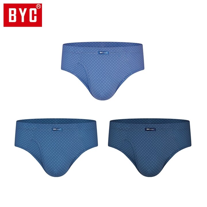 BYC남성 3매입 맥시 삼각팬티 DOLF2218