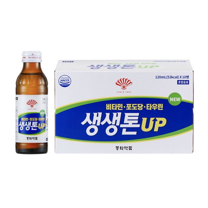 동화약품 생생톤 UP 에너지 음료 120ml 30개