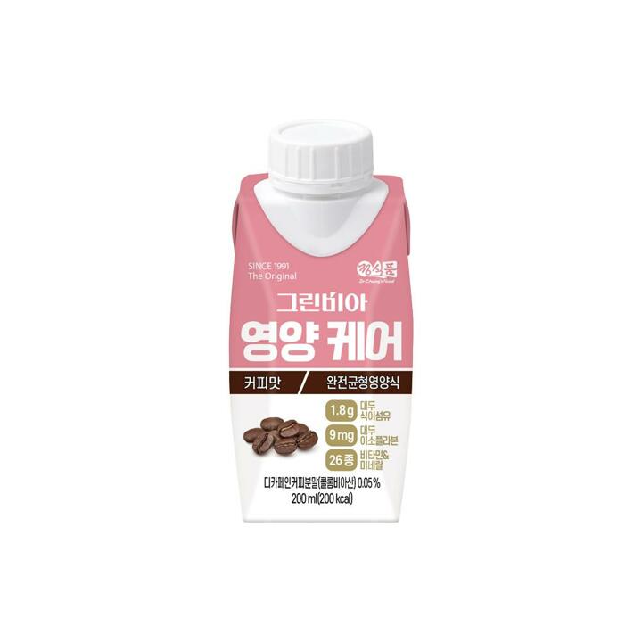 [정식품]그린비아 영양케어 커피맛 200ml x 18팩