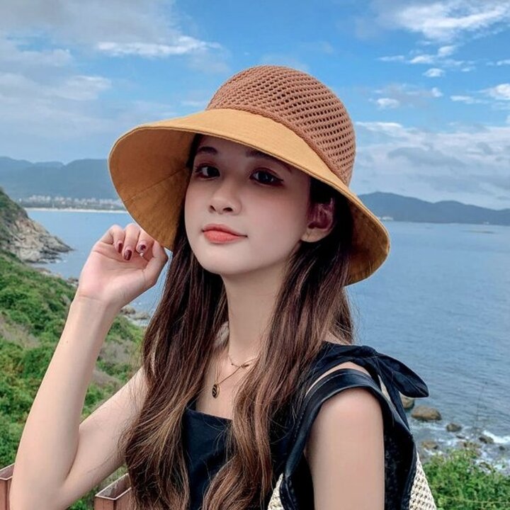 리본장식 여성용 버킷햇 여름모자 바캉스햇