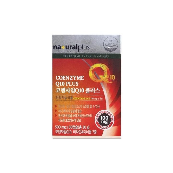 내츄럴플러스코엔자임Q10플러스500mg60캡슐/mjc