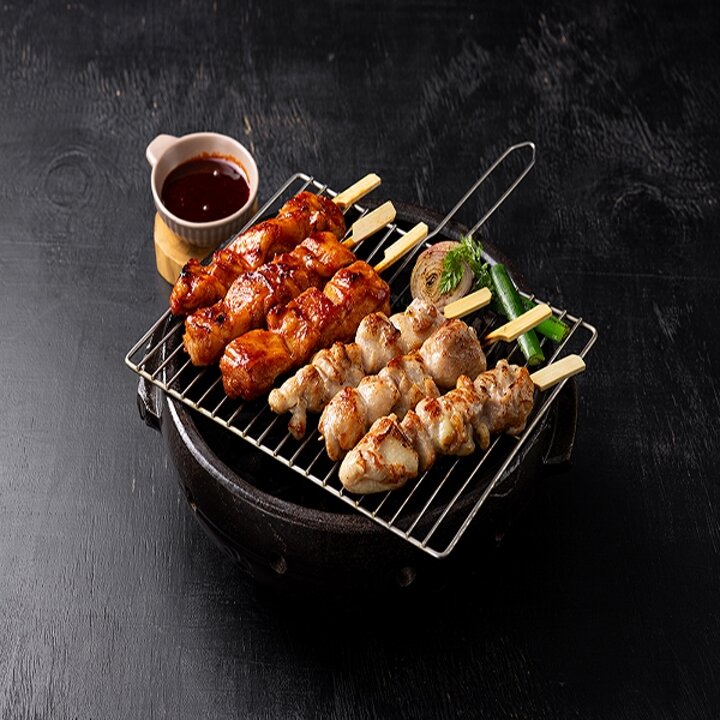 [G]고급진 닭다리 순살 닭꼬치 740g 2팩 (소스포함)