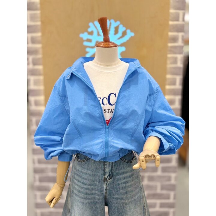 (대전신세계)밑단 스트링 집업점퍼 (LC31F6JP513X)