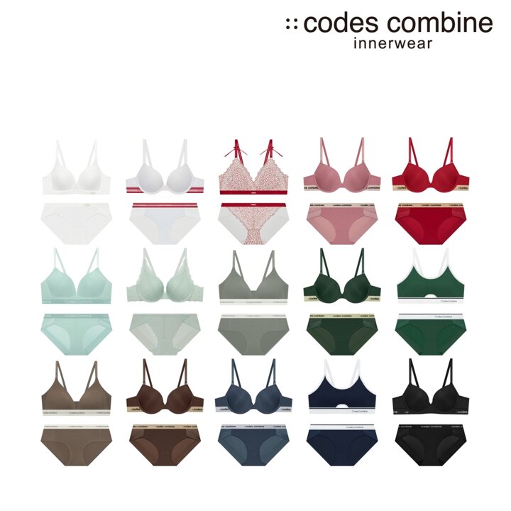 (신세계강남점)브라1+팬티2 노와이어/와이어 여성세트 17종택1(CEWBR161+151+961)