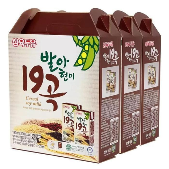 삼육두유 발아현미 19곡 두유 190ml 48개 (18888878)