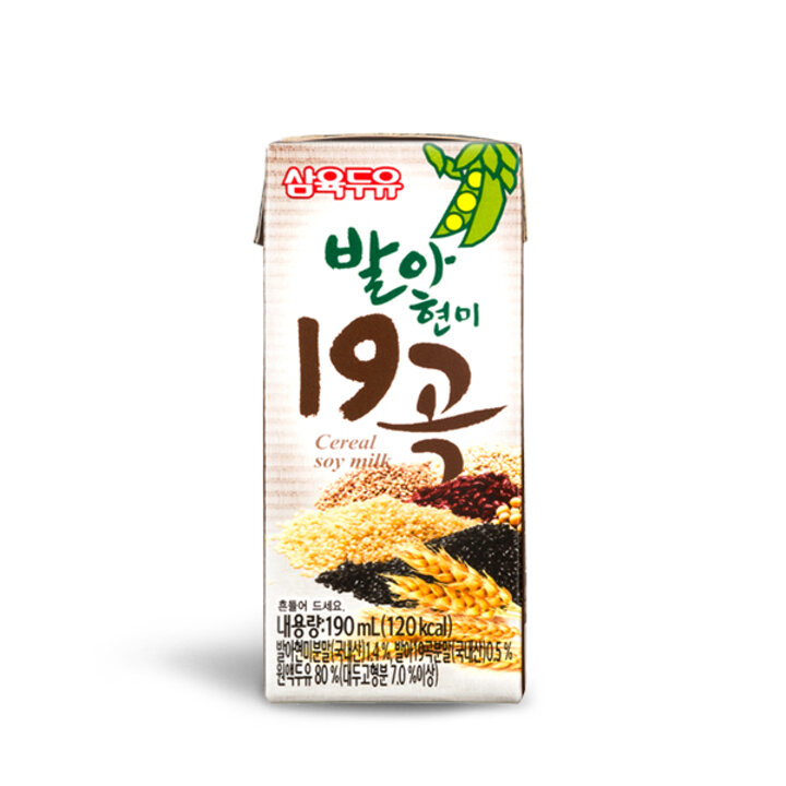 [삼육두유][G]발아현미 19곡 190ml 96팩