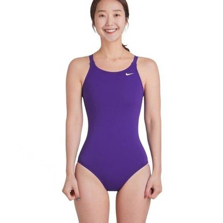 (대전신세계)여성수영복 앤서 솔리드 패스트백 자수 앤 로우컷 NESSA040-536 (실리콘 패드만 가능)
