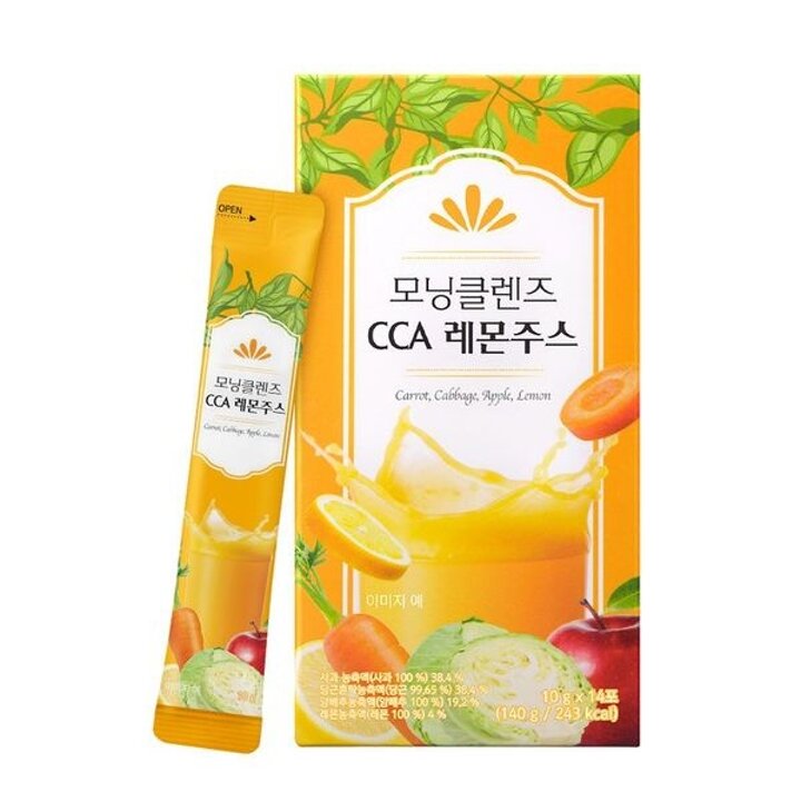 모닝클렌즈 CCA 레몬주스 14포x1박스/2주[34661590]