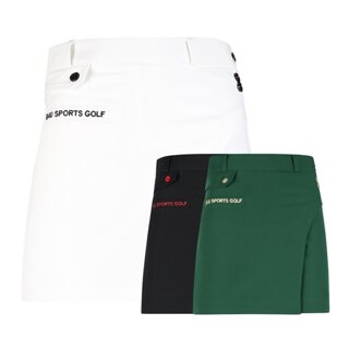 럭스골프 여성 버클 포인트 랩 스커트형 반바지 BMU25A266W