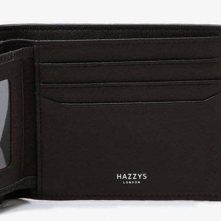 (신세계센텀점)[HAZZYS ACC] 브라운 로고장식 소가죽 반지갑 HJWA6E832W3