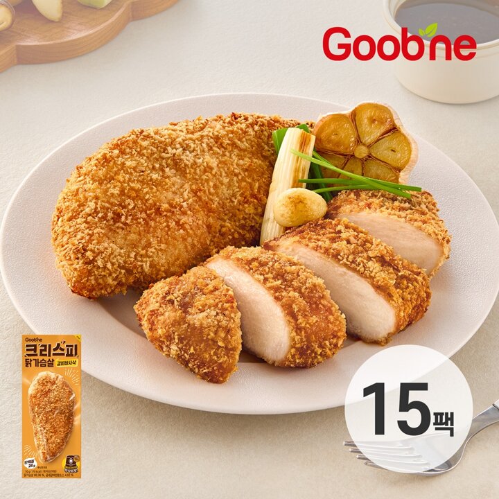 [굽네] 크리스피 닭가슴살 갈비바사삭 110g 15팩