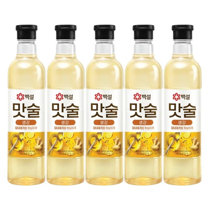 CJ 백설 맛술 생강 800ml x5개