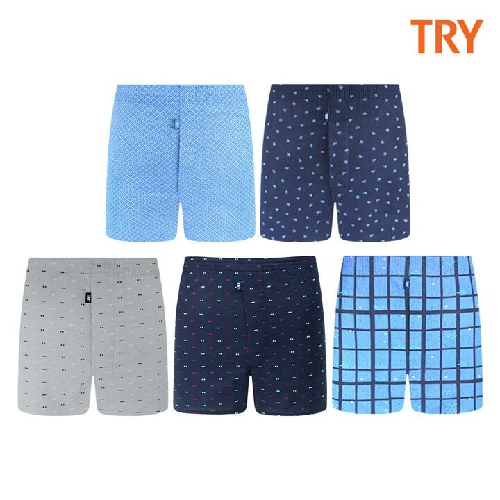 [TRY] 남성 쿨링 트렁크 5종 B세트