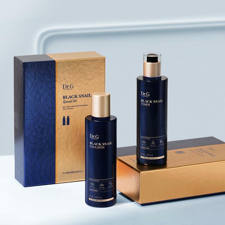 [BEST]닥터지 블랙스네일 베이직 2종 세트 (토너150mL, 에멀전150mL)
