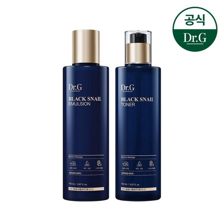 [BEST]닥터지 블랙스네일 베이직 2종 세트 (토너150mL, 에멀전150mL)