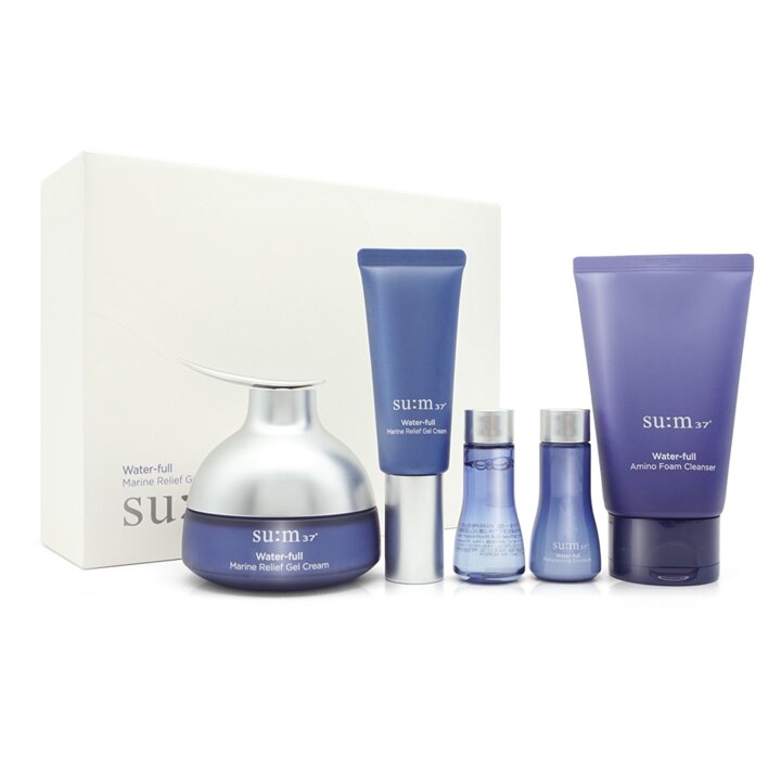 숨 37도 워터풀 마린 릴리프 젤크림 대용량 세트 (120ml 35ml)