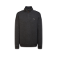 헤지스 남성 차콜그레이 로고자수 면 긴팔반집업티셔츠 (WHTS5D433CG)
