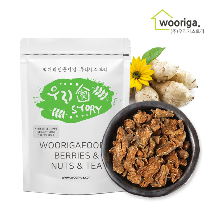 더 맛있는 국산 볶은 돼지감자차 500g 