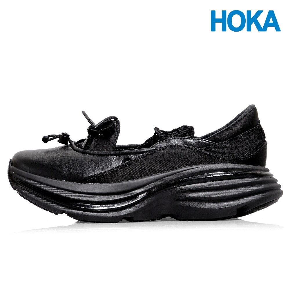 [HOKA] 여성 호카 본디 메리제인 블랙 1171546-BBLC