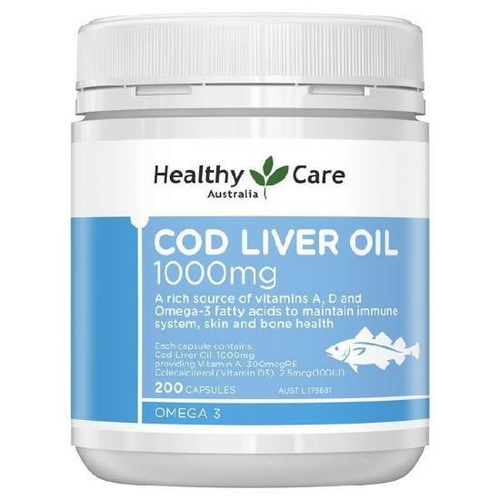 헬씨케어 대구간유 1000mg 200 소프트젤 캡슐